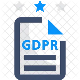 Conformidade com GDPR  Ícone