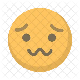 困惑した Emoji アイコン