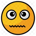 Confounded Emoji Face Icon