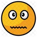 Confounded Sad Face Icon