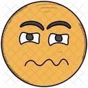 Confounded Face Emoji Icon
