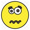 Confounded Emoji Emoticon Smiley Icon