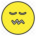 Confounded Emoji Emoticon Smiley Icon