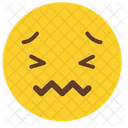 Kissing Face Confused Smiling Icon