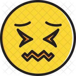 Confounded face Emoji Icon