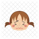 Girl Emoji Confounded Icon