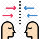 Confront Face Encounter Icon