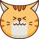 Confundido Emoticono Gato Icono