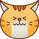 Confundido Emoticono Gato Icono