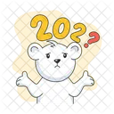 What Year Confuse Bear Thinking Bear 아이콘
