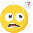 Confused Question Smiley Icon