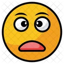 Confused Emoji Face Icon