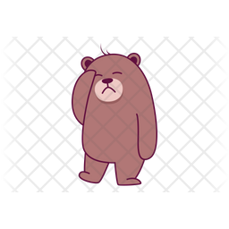 Confused Bear Icon