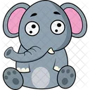 Confused Elephant  Icon