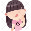 Confused Girl  Icon