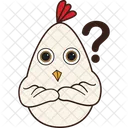 Confused Hen  Icon