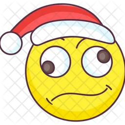 Confused Santa Emoji Emoji Icon