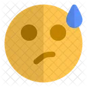 Confused sweat  Icon