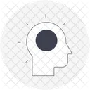 Confusion Black Out Head Icon