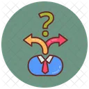 Confusion In Decision Making Icon
