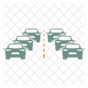 Congestion Car Road Icon