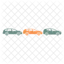 Congestion Car Road Icon