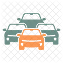 Congestion Car Road Icon