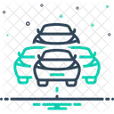 Congestion Traffic Coagulation Icon