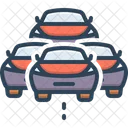 Congestion Traffic Coagulation Icon