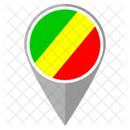 Congo Flag Icon