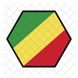 Congo Flag Icon