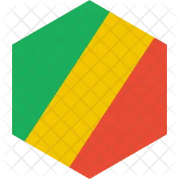 Congo Brazzaville Flag Icon