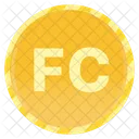 Congolese Franc Coin  Icon