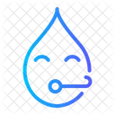 Congratulation Emoji Smileys Expression Emoticon Mineral Water Drop Blood Icon