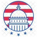 Badge Us Election Icon