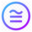 Congruente con el círculo  Icono