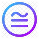 Congruente con el círculo  Icono