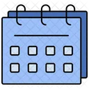 Conjunto de iconos de calendario  Icono