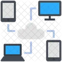 Network Connect Cloud Icon