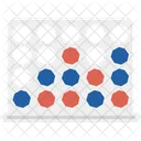 Connect Four Board Game Sports Day Icon