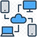 Network Connect Cloud Icon