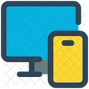 Connect Computer Smartphone Icon