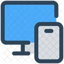 Connect Computer Smartphone Icon