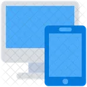 Connect Computer Smartphone Icon