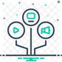 Connect Marketing Video Icon