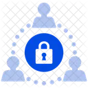 Connect Lock Network Security Icon