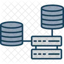 Connected Database Network Icon