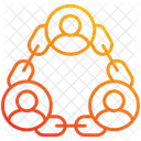 Connected Chain Friendship Icon