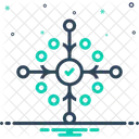Connected Connections Technology Icon
