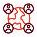 Connected Network Connection Icon